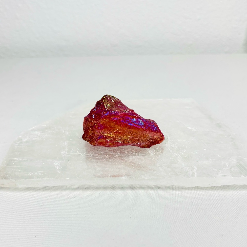 Pink Aura Quartz crystal